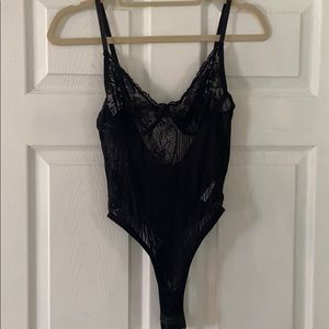 **SOLD** Sexy Lace Black Bodysuit